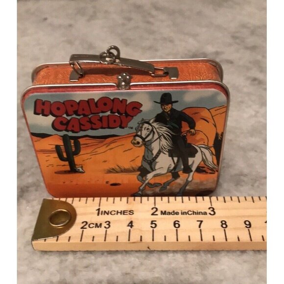 VTG Hallmark Keepsake Ornament Hopalong Cassidy Mini Lunch Box and Thermos 2000 - Picture 7 of 9